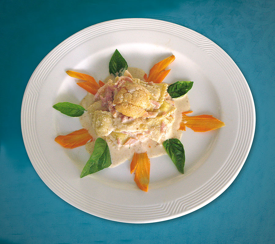 ricetta Ravioli Provola Amaretti