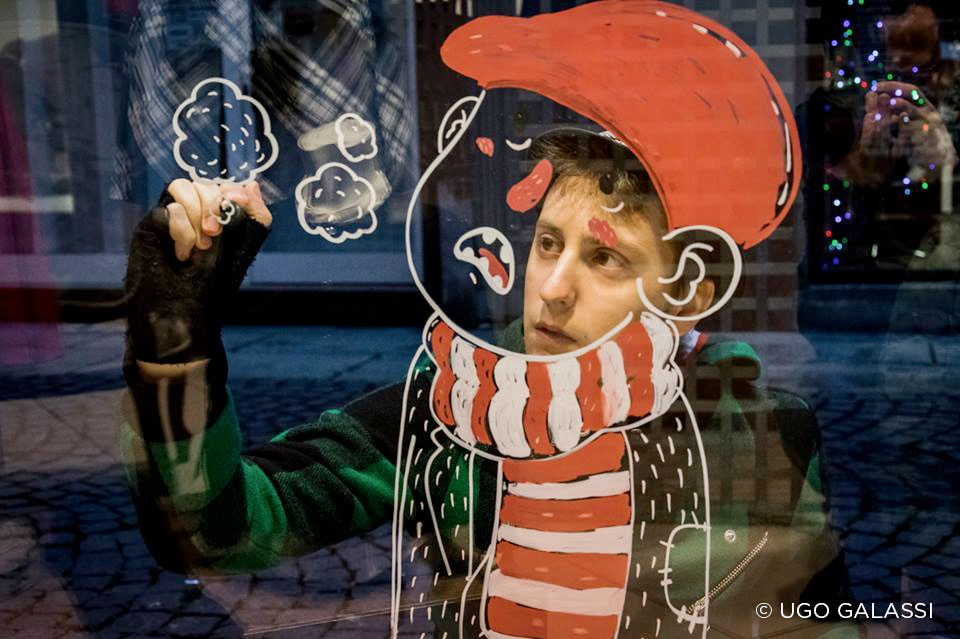 stefano tirasso illustratore comunicazione sassellese foto Ugo Galassi