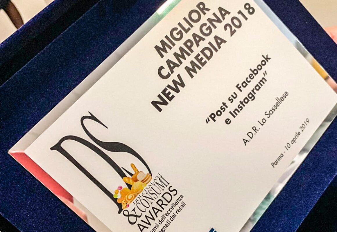 sassellese cibus connect parma premio dolci salati consumi miglior campagna new media 2019