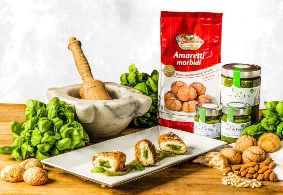 sassellese amaretti pesto pra comarketing cobranding