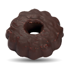 canestrellino covered with chocolate