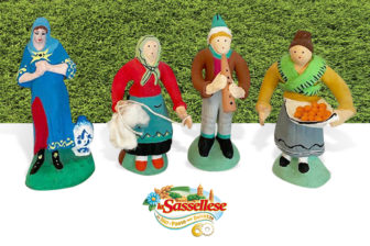 Statuine presepe Macachi liguri albissola