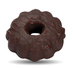 Canestrellino ricoperto al cioccolato