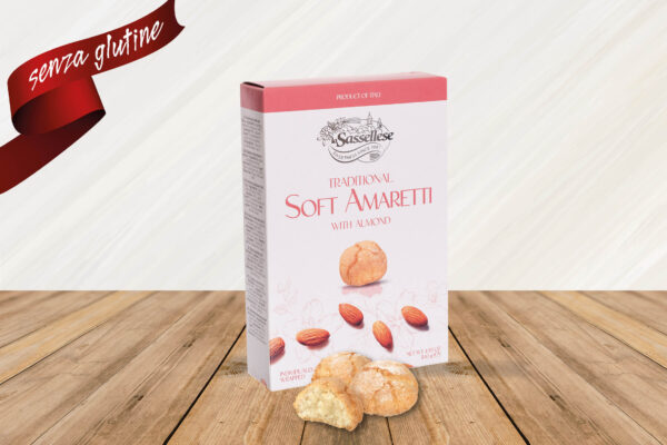 Amaretti morbidi confezione regalo astuccio 140 g